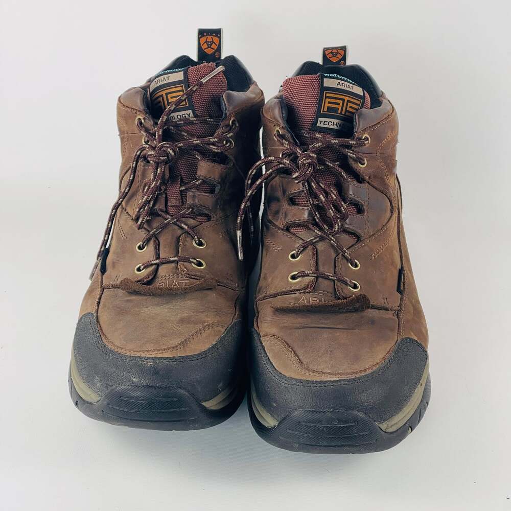 Ariat Men’s US 14D Leather Upper Terrain Waterproof Hiking Work Boots 10024945
